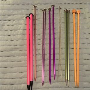 Colorful Knitting Needle Set of 7